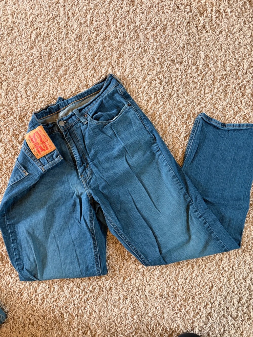 Levi's 541 Blue Straight Leg Men's Jeans